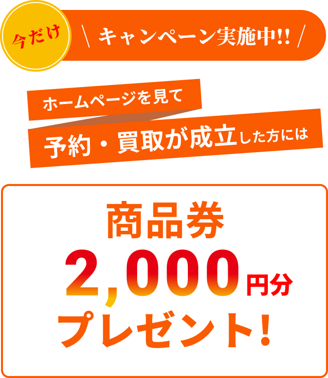 キャンペーン実施中
